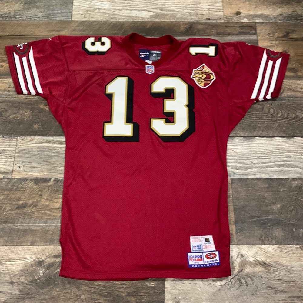 Reebok Red and White Men's Jersey